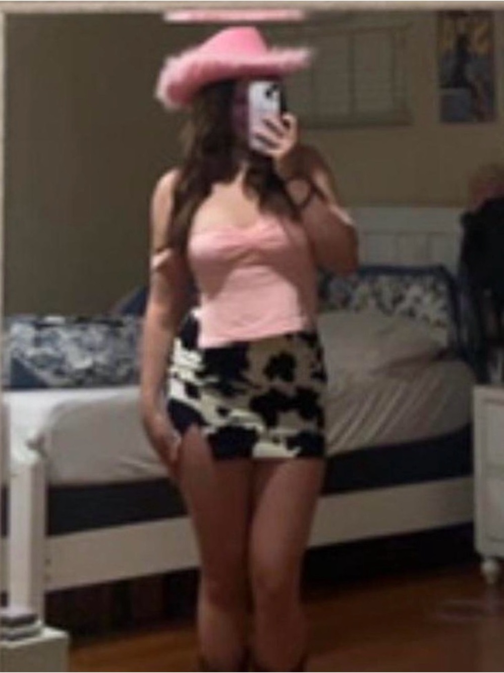 wild fable Cow Print Mini Skirt